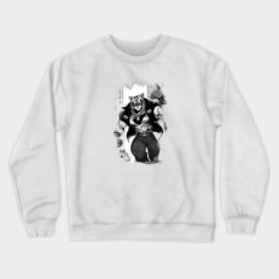 Super Humanize Big Cat Crewneck Sweatshirt